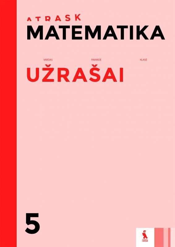 Matematika. Užrašai 5 kl. цена и информация | Pratybų sąsiuviniai | pigu.lt