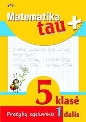 Matematika yau plius. Pratybų sąsiuvinis 5 kl. 1 d. цена и информация | Рабочие тетради | pigu.lt