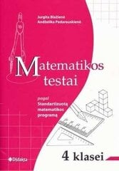 Matematikos testai pagal standartizuotą matematikos programą 4 kl. kaina ir informacija | Pratybų sąsiuviniai | pigu.lt