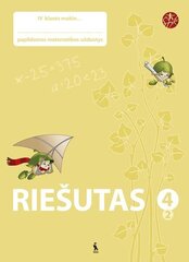 Riešutas. Papildomos matematikos užduotys 4 kl., II d. kaina ir informacija | Pratybų sąsiuviniai | pigu.lt