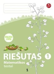 Riešutas. Matematikos testai, I d. цена и информация | Рабочие тетради | pigu.lt