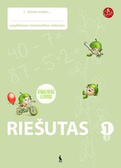 Riešutas. Papildomos matematikos užduotys 1 kl., III d. цена и информация | Рабочие тетради | pigu.lt