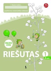 Riešutas. Papildomos matematikos užduotys 1 kl., II d. kaina ir informacija | Pratybų sąsiuviniai | pigu.lt