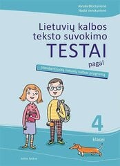 Lietuvių kalbos teksto suvokimo testai 4 kl. kaina ir informacija | Pratybų sąsiuviniai | pigu.lt