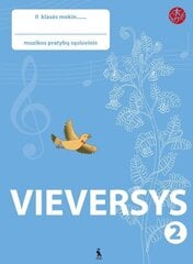 Vieversys. Muzikos pratybų sąsiuvinis 2 kl. kaina ir informacija | Pratybų sąsiuviniai | pigu.lt