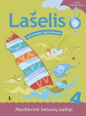 Lašelis ketvirtoko labirintuose. Pasitikrink lietuvių kalbą kaina ir informacija | Pratybų sąsiuviniai | pigu.lt