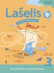 Lašelis trečioko labirintuose. Pasitikrink matematiką kaina ir informacija | Pratybų sąsiuviniai | pigu.lt