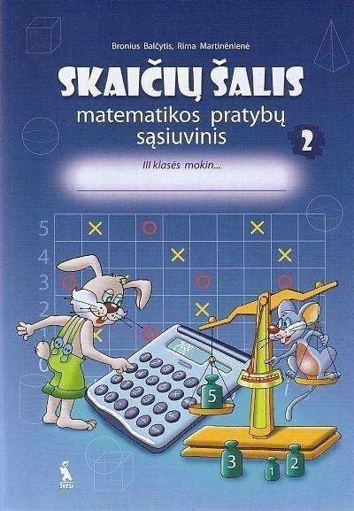 Skaičių šalis. 2-asis matematikos pratybų sąsiuvinis 3 kl. kaina ir informacija | Pratybų sąsiuviniai | pigu.lt