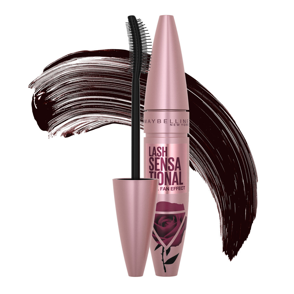 Blakstienų tušas Maybelline New York Lash Sensational Black Rose 9,5 ml, 06 Burgundy Brown цена и информация | Akių šešėliai, pieštukai, blakstienų tušai, serumai | pigu.lt