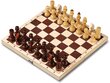 Lakuoti šachmatai su lenta 29x14,5 cm kaina ir informacija | Stalo žaidimai, galvosūkiai | pigu.lt
