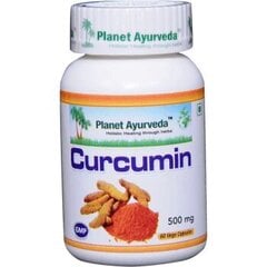 Пищевая добавка Curcumin Planet Ayurveda, 60 капсул цена и информация | Добавки и препараты для суставов | pigu.lt