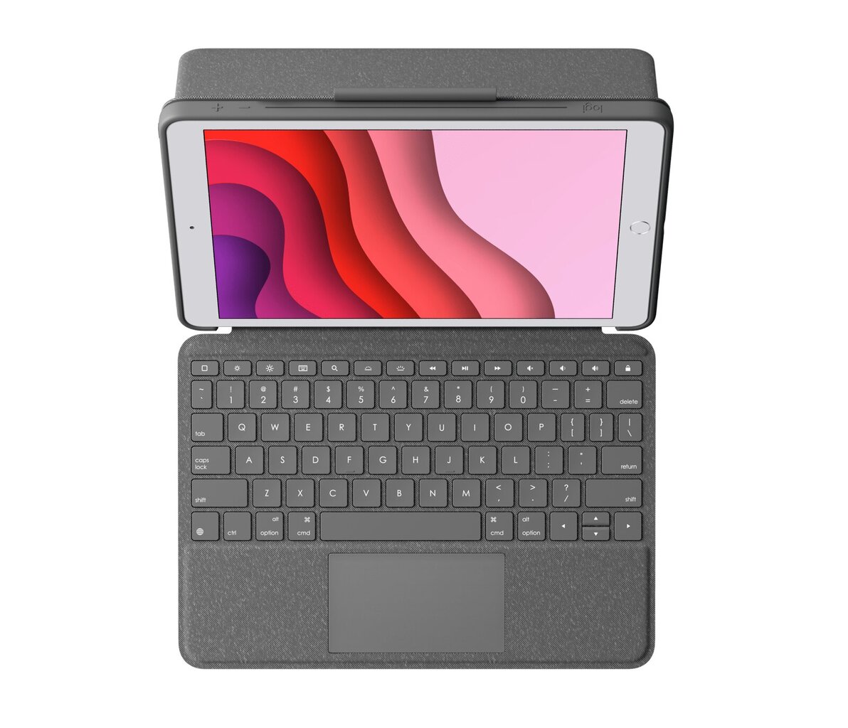 Logitech Combo Touch, 10.2" kaina ir informacija | Planšečių, el. skaityklių dėklai | pigu.lt