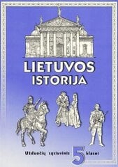 Lietuvos istorijos užduočių sąsiuvinis 5kl. kaina ir informacija | Pratybų sąsiuviniai | pigu.lt