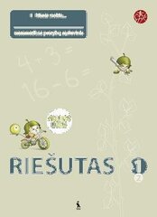 Riešutas. Matematikos pratybų sąsiuvinis 1kl., II d. цена и информация | Рабочие тетради | pigu.lt