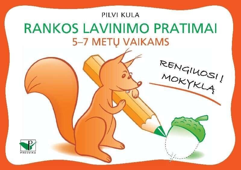 Rengiuosi į mokyklą. Rankos lavinimo pratimai 5-7 m.vaikams kaina ir informacija | Pratybų sąsiuviniai | pigu.lt