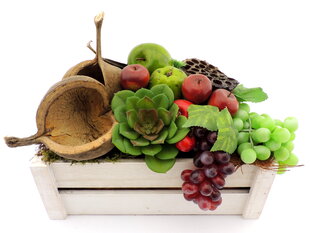 Композиция с фруктами цена и информация | Искусственные цветы | pigu.lt