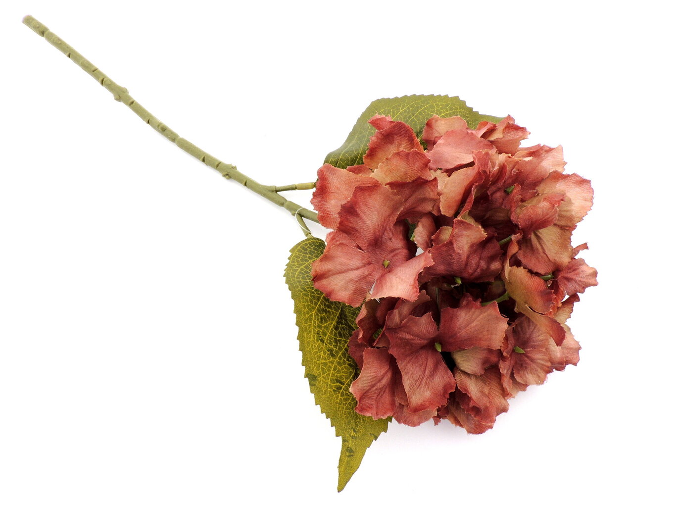 Hortenzija su koteliu, 0.36 m kaina ir informacija | Dirbtinės gėlės | pigu.lt