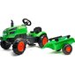 Pedalais minamas traktorius su priekaba Falk Xtractor, 2048AB kaina ir informacija | Žaislai berniukams | pigu.lt