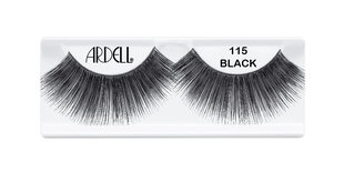 Dirbtinės blakstienos Ardell Glamour 115 juodos, 1 pora kaina ir informacija | Priklijuojamos blakstienos, blakstienų rietikliai | pigu.lt