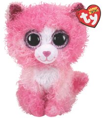 Rožinė garbanota katė TY Beanie Boos Reagan, 15 cm, 36308 kaina ir informacija | TY Batai vaikams ir kūdikiams | pigu.lt