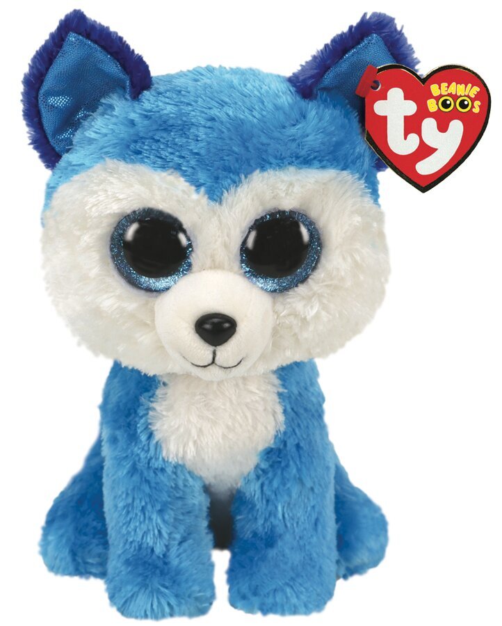 Pliušinis žydras haskis TY Beanie Boos Prince, 15 cm, 36310 kaina ir informacija | Minkšti (pliušiniai) žaislai | pigu.lt