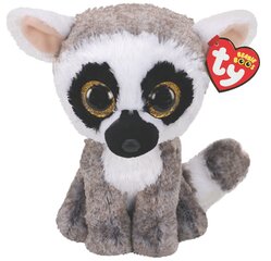 Pliušinis lemūras TY Beanie Boos Linus, 15 cm, 36472 kaina ir informacija | Minkšti (pliušiniai) žaislai | pigu.lt