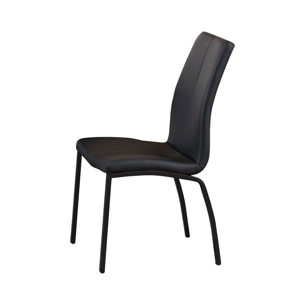 2-jų valgomojo kėdžių komplektas Selsey Zagorac, juodas kaina ir informacija | Virtuvės ir valgomojo kėdės | pigu.lt