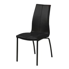 Комплект из 2 стульев для столовой Selsey Zagorac, чёрный цена и информация | Стулья для кухни и столовой | pigu.lt