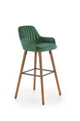 Baro kėdė Halmar H93, žalia kaina ir informacija | Virtuvės ir valgomojo kėdės | pigu.lt