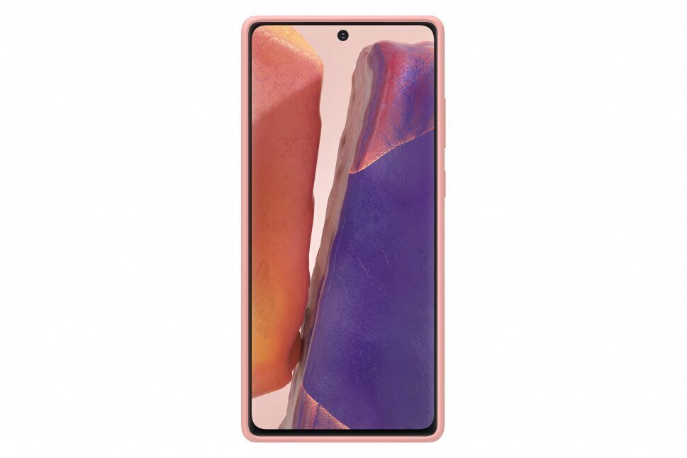 "Samsung" silikoninis dangtelis N980F Galaxy Note20 vario rudos spalvos EF-PN980TAEGEU kaina ir informacija | Telefono dėklai | pigu.lt