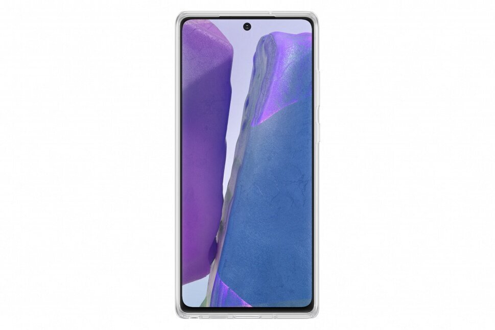 "Samsung" skaidrus dangtelis N980F Galaxy Note20 skaidrus EF-QN980TTEGEU цена и информация | Telefono dėklai | pigu.lt