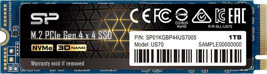 Silicon Power SP01KGBP44US7005 цена и информация | Vidiniai kietieji diskai (HDD, SSD, Hybrid) | pigu.lt
