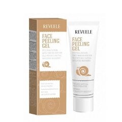 Очищающий гель для лица Revuele Face Peeling Gel Snail Filtrate, 80 мл цена и информация | Средства для очищения лица | pigu.lt