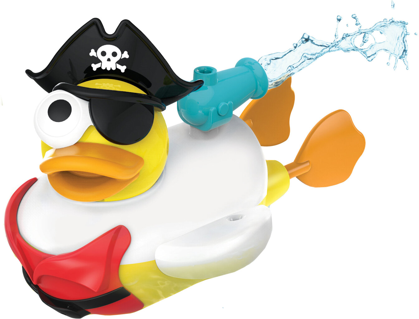 Vonios žaislas Reaktyvinis ančiukas piratas Yookidoo kaina ir informacija | Žaislai kūdikiams | pigu.lt
