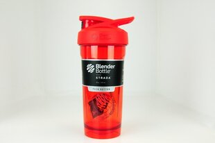 Plaktuvė BlenderBottle Strada Tritan 820 ml. raudona kaina ir informacija | Gertuvės | pigu.lt