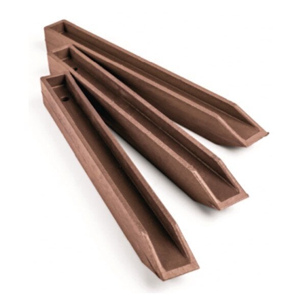 Kuoliukas Ecopic, 38 cm, rudas kaina ir informacija | Tvoros ir jų priedai | pigu.lt