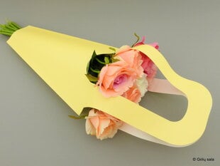 Бумажный крафтовый пакет для цветов цена и информация | Принадлежности для флористики | pigu.lt