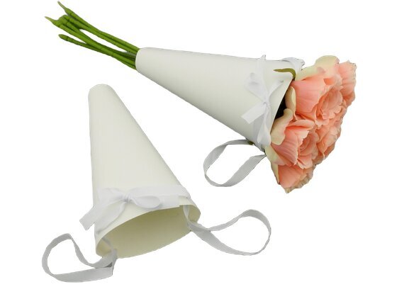 Popierinis maišelis gėlėms, 27x13 cm, kaina ir informacija | Floristikos reikmenys | pigu.lt