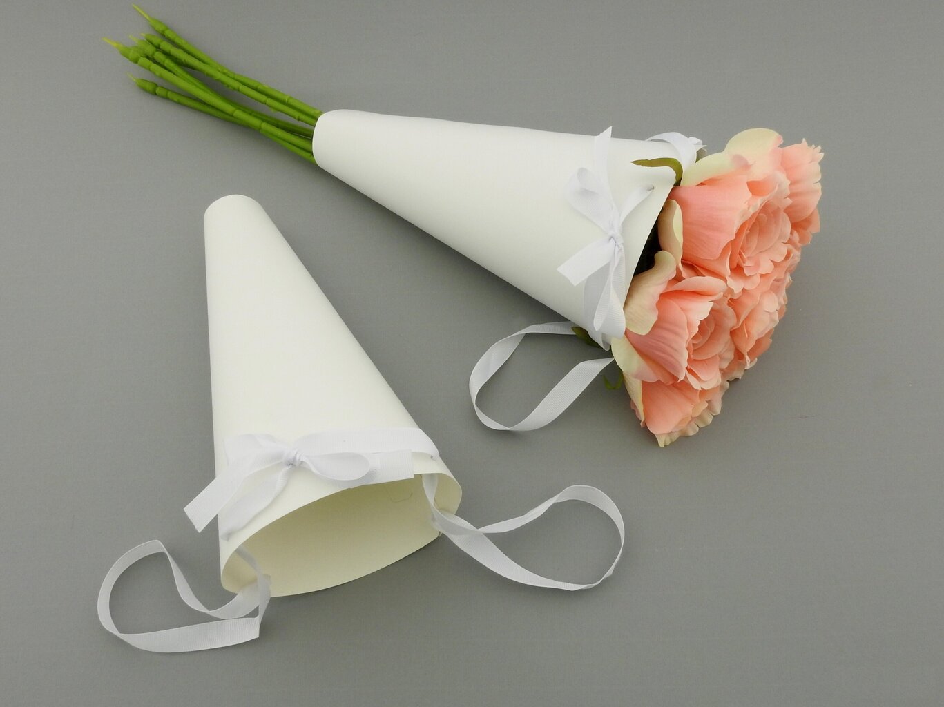Popierinis maišelis gėlėms, 27x13 cm, kaina ir informacija | Floristikos reikmenys | pigu.lt