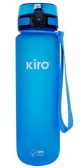 Бутылка Kiro KI3038BL, 1000 мл цена и информация | Фляги для воды | pigu.lt