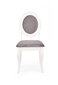 2-jų kėdžių komplektas Halmar Barock, baltas kaina ir informacija | Virtuvės ir valgomojo kėdės | pigu.lt
