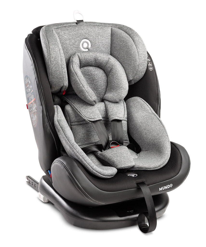 Automobilinė kėdutė Caretero Mundo, 0-36 kg Isofix 360°, grey kaina ir informacija | Autokėdutės | pigu.lt