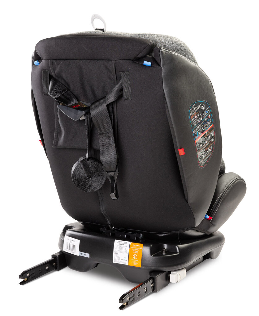 Automobilinė kėdutė Caretero Mundo, 0-36 kg Isofix 360°, grey kaina ir informacija | Autokėdutės | pigu.lt