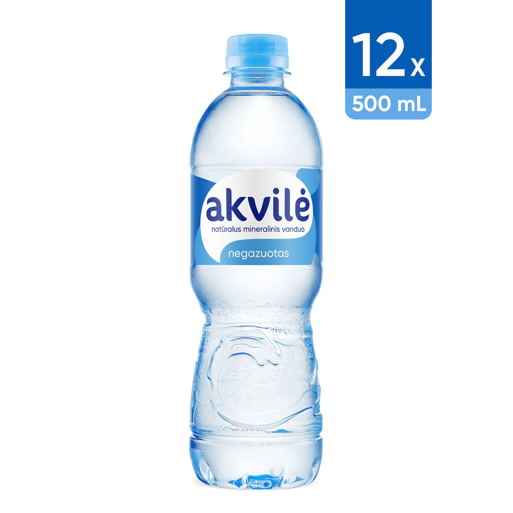 Natūralus mineralinis vanduo Akvilė, 12 x 0.5 L (pakuotė) цена и информация | Vanduo | pigu.lt