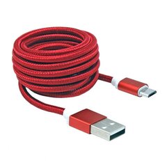 Sbox USB-10315R, USB-MicroUSB, 1,5 м цена и информация | Кабели для телефонов | pigu.lt