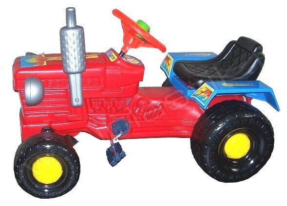 Traktorius su pedalais 77X50x47 cm, 6982 kaina ir informacija | Žaislai berniukams | pigu.lt