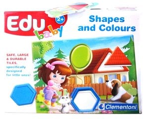 Пазл-головоломка 4 картинки EDU BABY SHAPES & COLORS 8509 цена и информация | Пазлы | pigu.lt