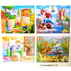 Пазл-головоломка 4 картинки EDU BABY FAIRYTALES 8510 цена и информация | Пазлы | pigu.lt