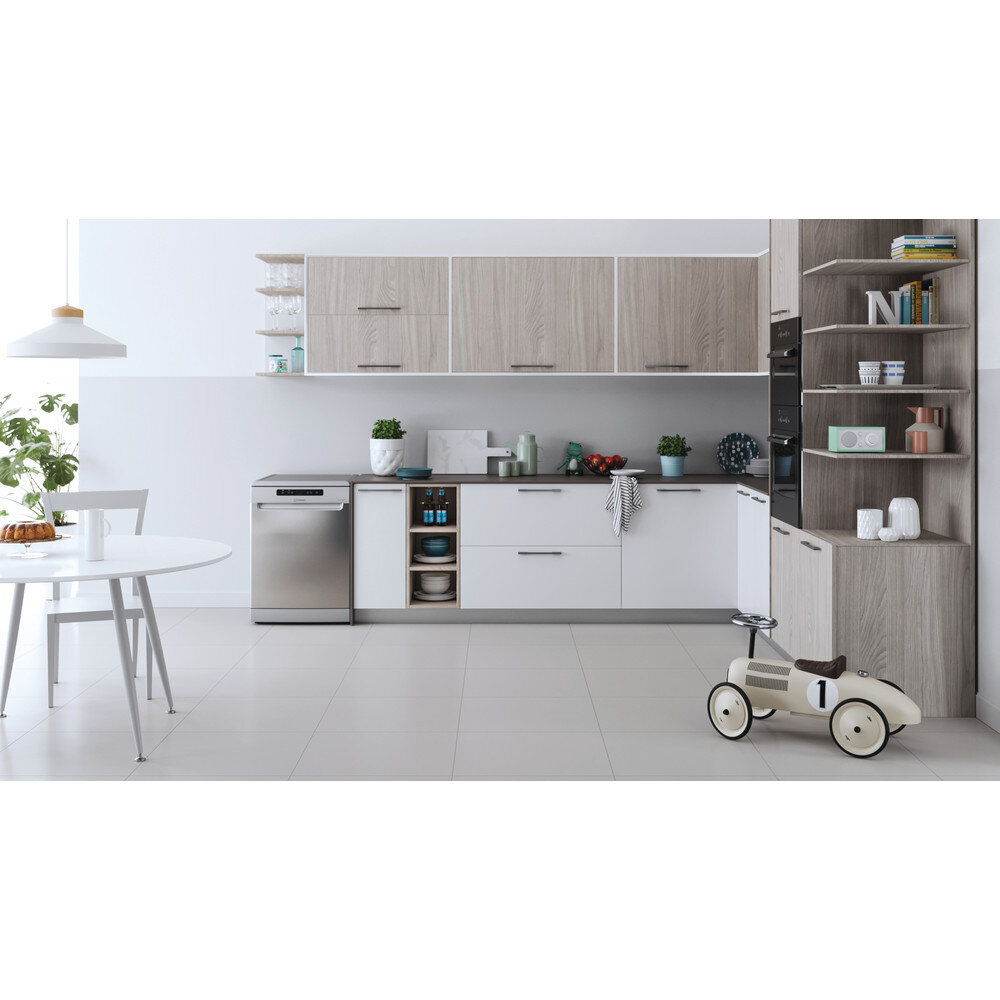 Indesit DFC2B19ACX цена и информация | Indaplovės | pigu.lt