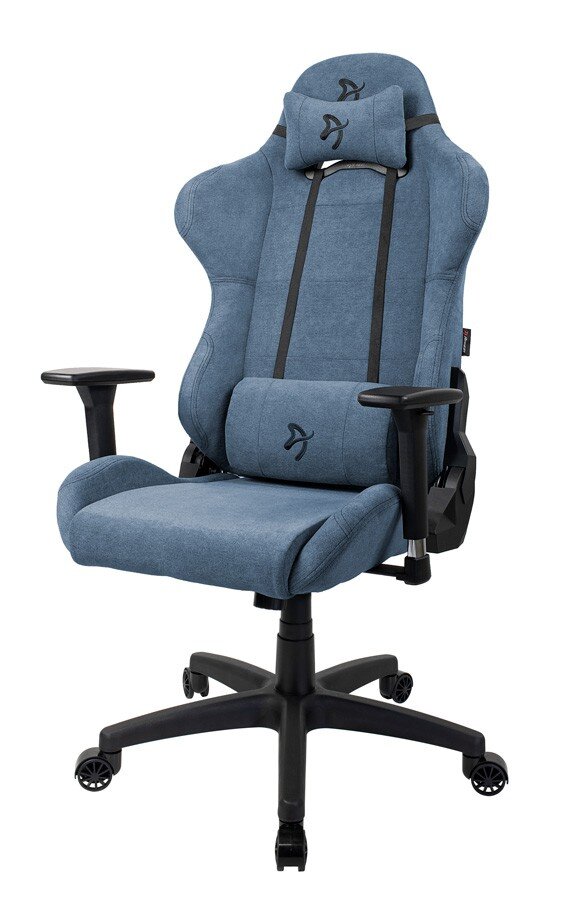 Žaidimų kėdė Arozzi Torretta Soft Fabric, mėlyna цена и информация | Biuro kėdės | pigu.lt